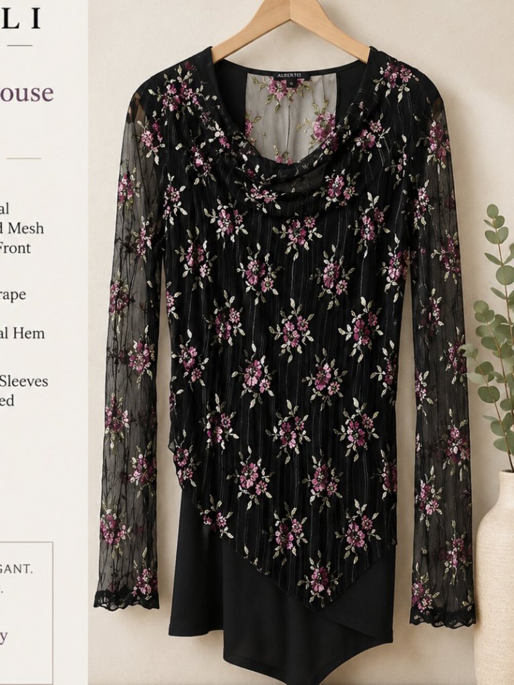 Alberto Makali NY blouse - Picture 1 of 5